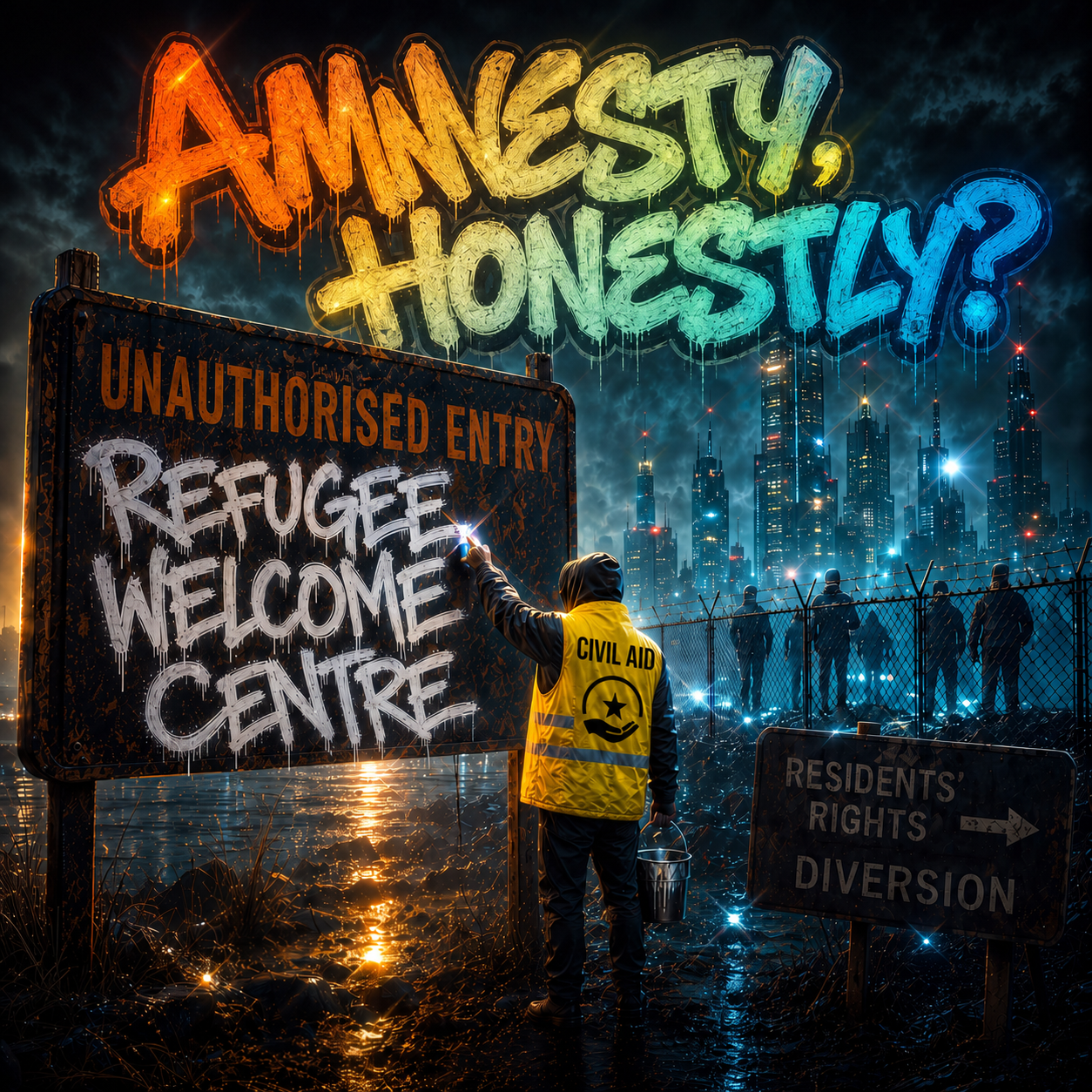 Amnesty, honestly? (Spanish Migrant Invasion) cover artwork