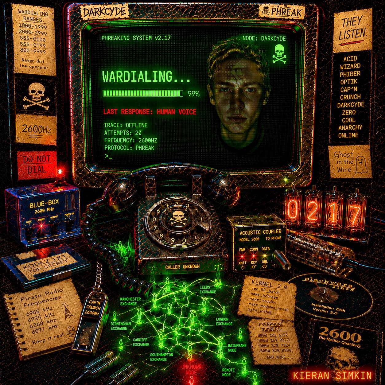 Wardialing cover artwork