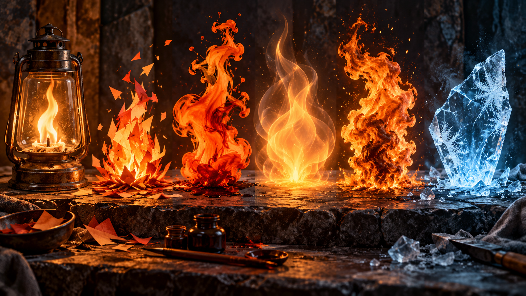 Five ways to make fire, with different trade-offs