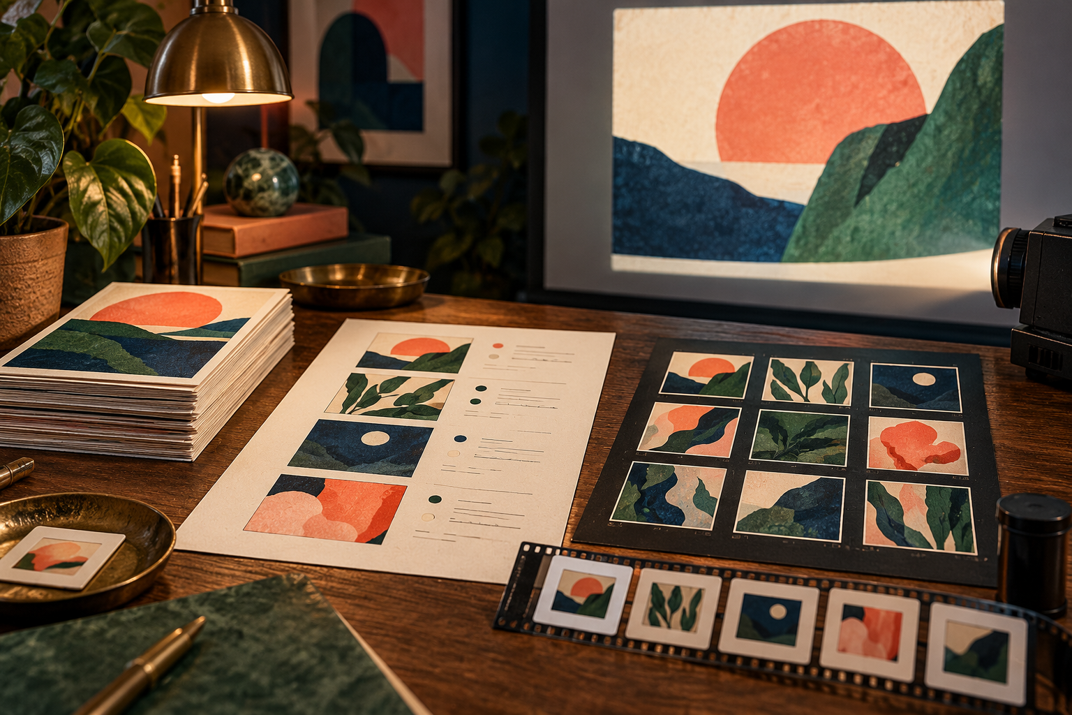 MediaSlide: one collection, four ways to browse