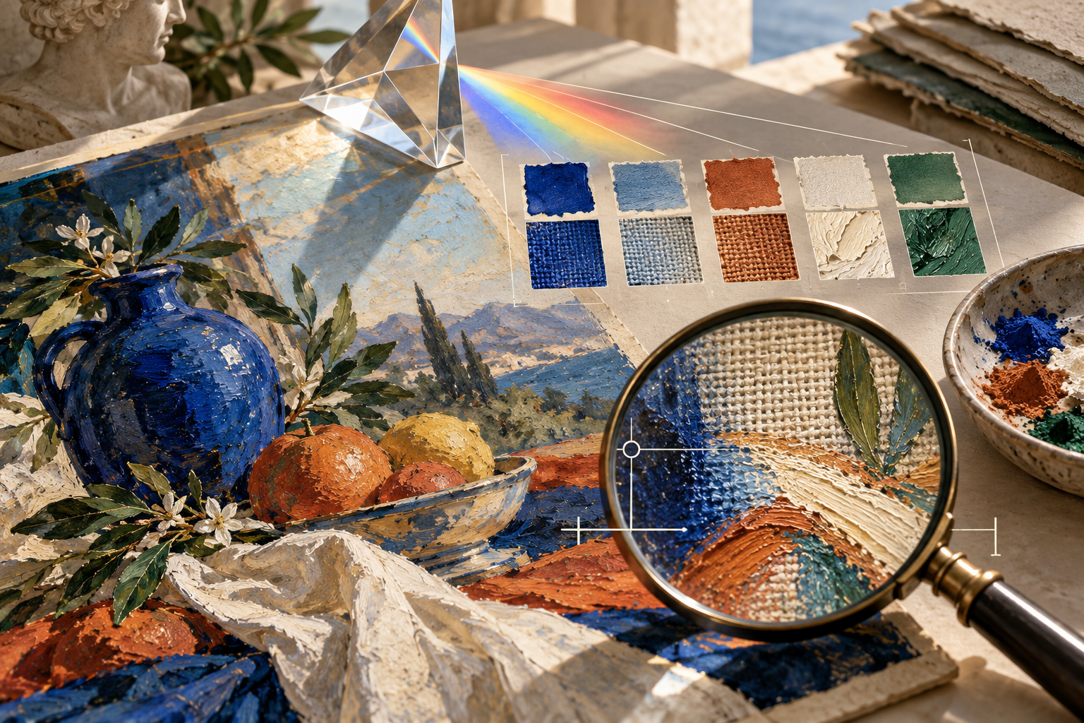 Looking closely at artwork with PrismMoves